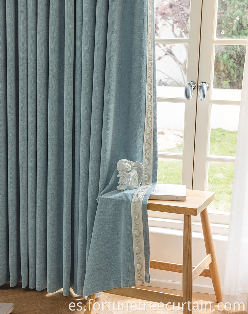 Wholesale Embroidered Chenille Jacquard Curtains